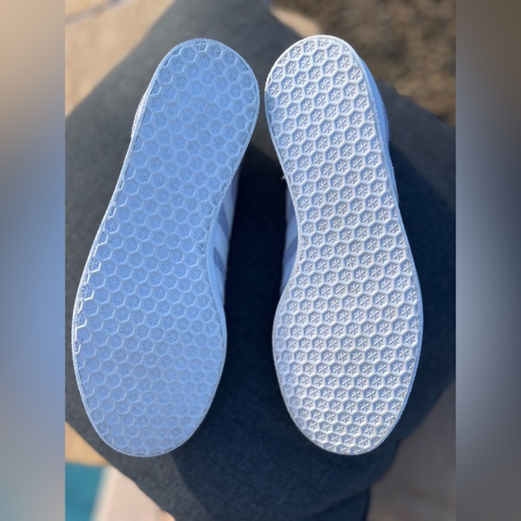 Adidas Gazelle Lavender and White Trainers - Picture 4 of 8